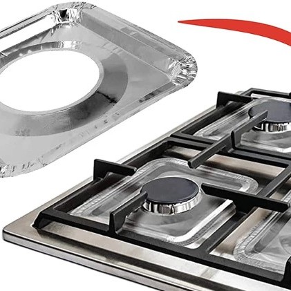 10 Adet Alüminyum Ocak Koruyucu Folyo