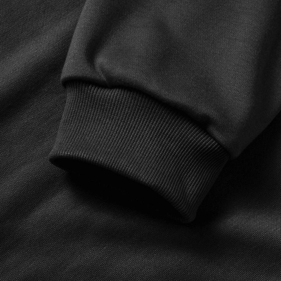 10 Kasıma Özel Üç İplik Kapüşonlu Baskılı SweatShirt - Siyah -