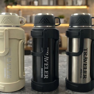 1200 ml Çift Katmanlı Vakumlu Paslanmaz Çelik Termos 