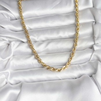 14K Gold Renk Kaplama Burgu Model CM Kadın Kolye