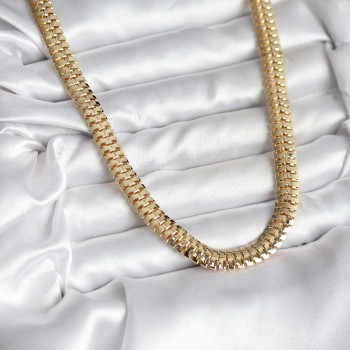 14K Gold Renk Kaplama Zincir Modelli CM Kadın Kolye