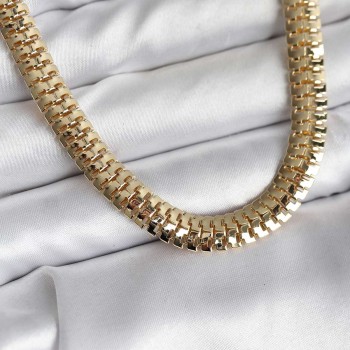 14K Gold Renk Kaplama Zincir Modelli CM Kadın Kolye