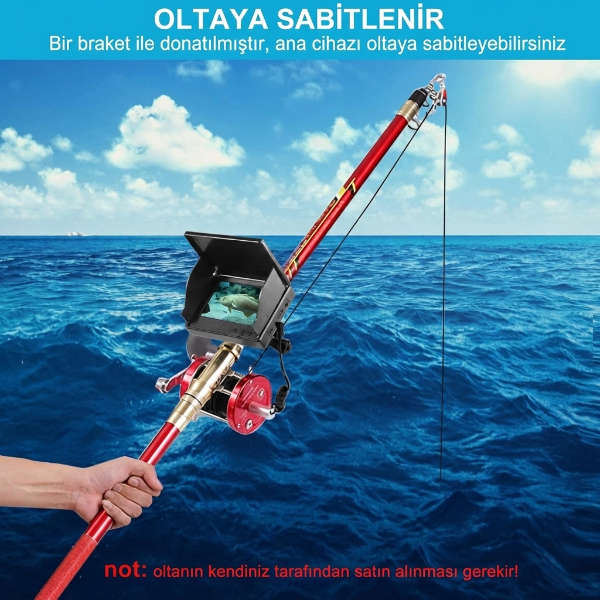 15 Metre Sualtı Balık Tutma Kamerası 