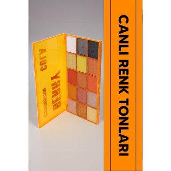 15 Renkli Sedefli Mat Far Paleti - 2'li Set