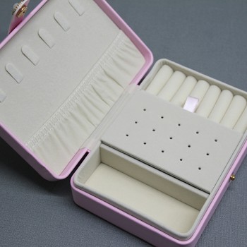 16x11 cm Deri Kaplamalı Makyaj Ve Takı Kutusu 