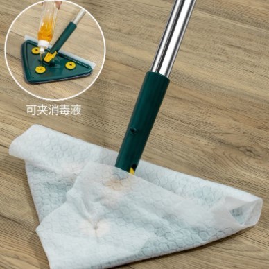  2 Bezli Üçgen Çek Çekli Mop Islak Mendil Uyumlu 