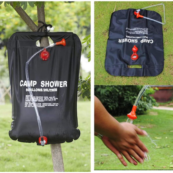20 Litre Solar Isıtıcılı Kamp Duş Torbası 