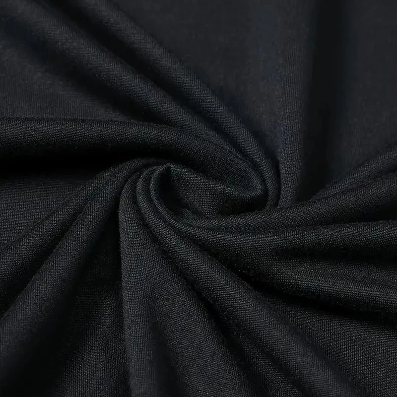 20/1 Penye Compack Baskılı Oversize Bisiklet Yaka Kısa Kol T-shirt - Siyah -