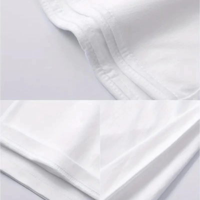 20/1 Penye Compack Bisiklet Yaka Kore tarzı sevimli ayı baskı Kısa Kol   t-shirt - Beyaz -