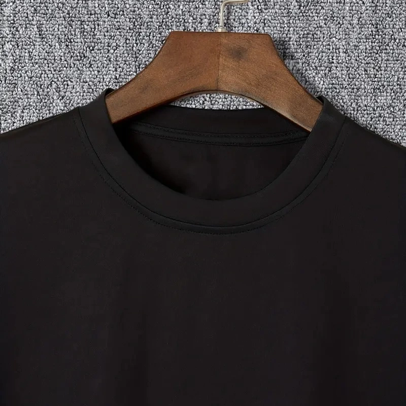 20/1 Penye Compack I TRIED TO WARN YOU. Baskılı Oversize Bisiklet Yaka T-shirt - Siyah -