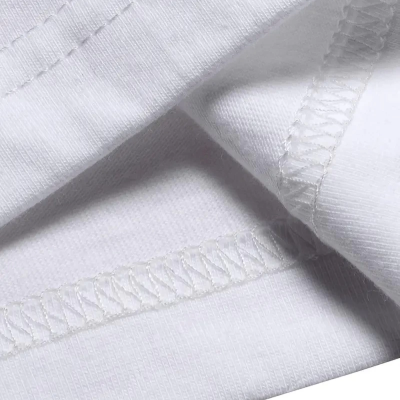 20/1 Penye Compack Özgür kuşlar Baskılı Oversize Bisiklet Yaka T-shirt - Beyaz -