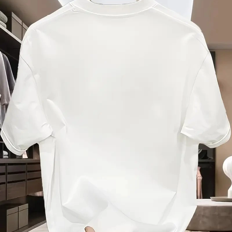 20/1 Penye Compack Özgür kuşlar Baskılı Oversize Bisiklet Yaka T-shirt - Beyaz -