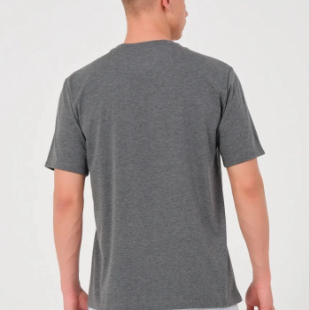 24/1 Düz A Kalite Oversize T-shirt - Antrasit