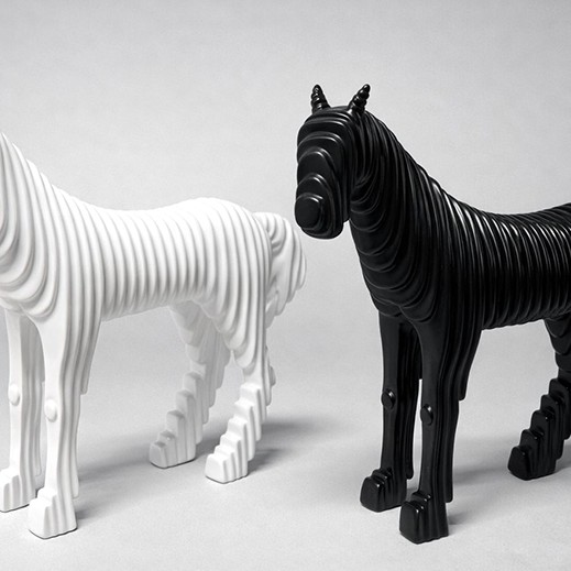 28x27 cm Özel Tasarım Polyester At Figürü 