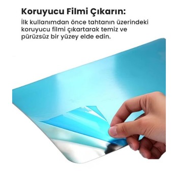 2'li Paslanmaz Çelik Kesim Panosu Seti 