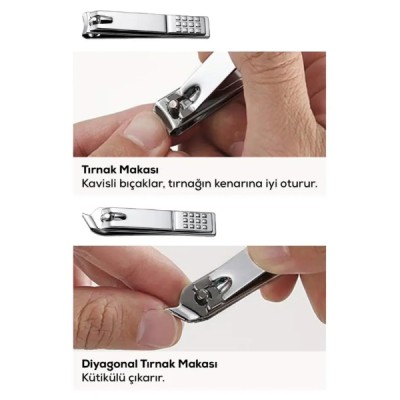 2'li Profesyonel Tırnak Makası Seti