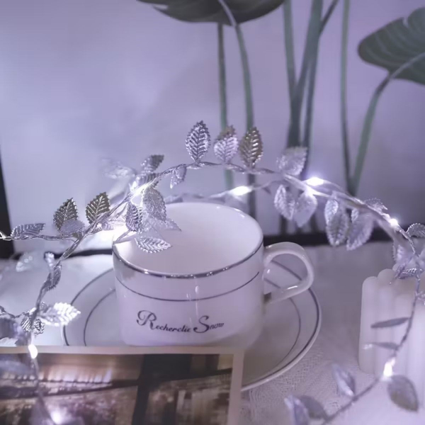 3 Metre Yaldızlı Gümüş LED Işık 