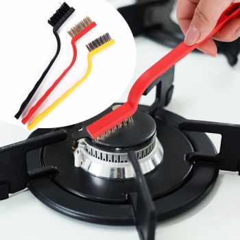 3 Parça Tel Fırça Detaylı Temizlik Seti