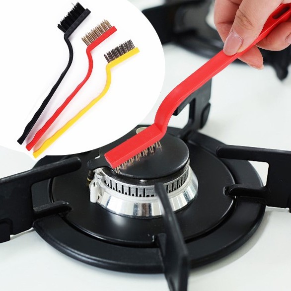 3 Parça Tel Fırça Detaylı Temizlik Seti