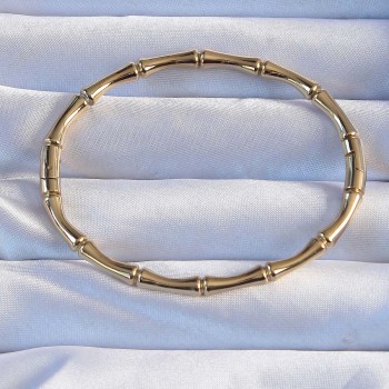 316L Çelik Altın Renk Kemik Model Bileklik