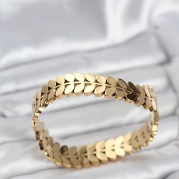 316L Çelik Başak Model Kadın Kelepçe Bileklik