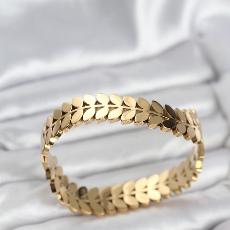 316L Çelik Başak Model Kadın Kelepçe Bileklik