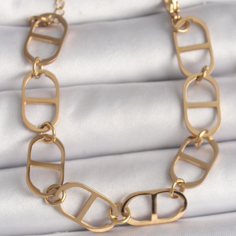 316L Çelik Gold Renk Kadın Bileklik