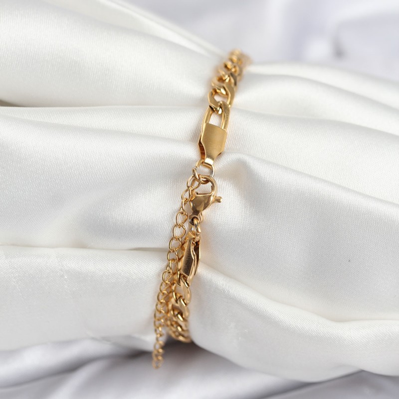 316L Çelik Gold Renk Yazı Yazmaya Uygun Kadın Bileklik