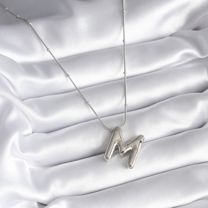 316L Çelik Gümüş Renk Bubble 