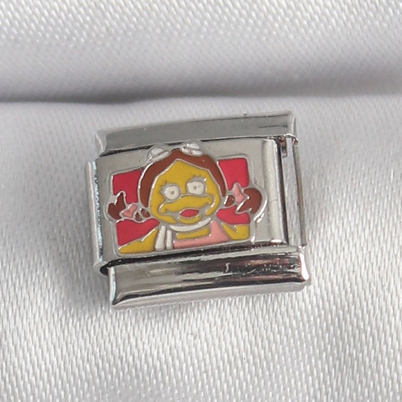 316L Çelik Gümüş Renk Renkli Çocuk İşlemeli Nomination Charm