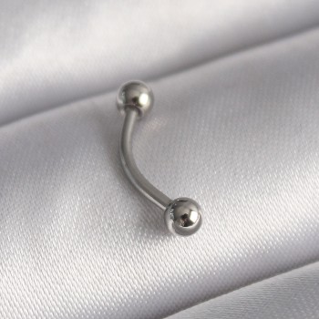 316L Çelik Gümüş Renk Topçuk Model Piercing