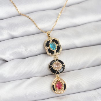 316L Çelik Vintage Model Kadın Kolye