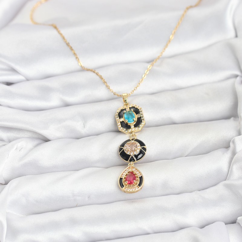 316L Çelik Vintage Model Kadın Kolye