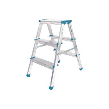 3+3 Çift Basamaklı Alüminyum Metal Merdiven