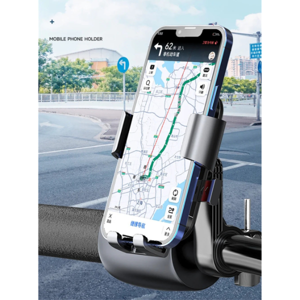 360° Gidon Bisiklet Motosiklet Telefon Tutucu 