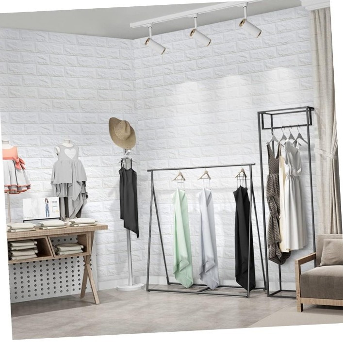 3D Tuğla Desenli Kendinden Yapışkanlı Duvar Paneli 58x38 cm