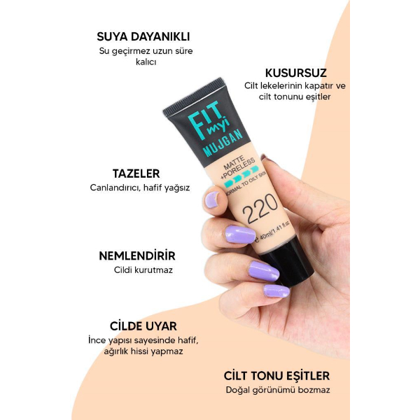 3'lü Fit Myi Tüp Fondöten Seti 