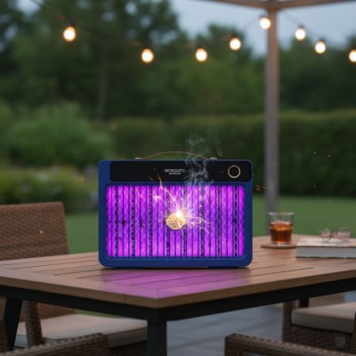 4000mAh Şarj Edilebilir Kablosuz Yüksek Güçlü Elektrikli Sivrisinek Öldürücü 