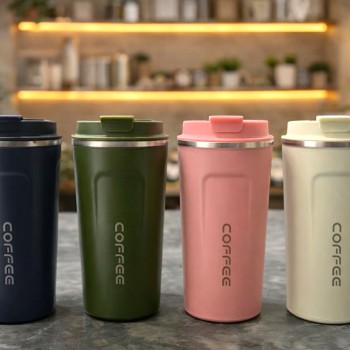 480 ml Paslanmaz Çelik Termos Mug Bardak 