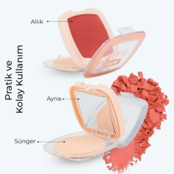 4'lü Aynalı Allık Seti 