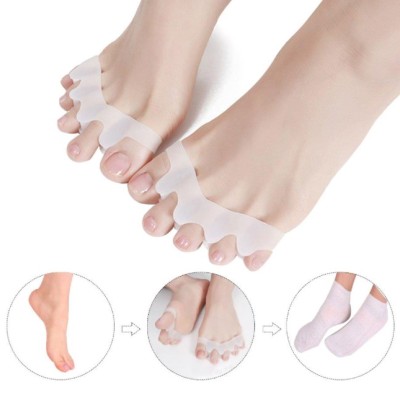 5 PARMAK AYIRAN GEÇMELI MAKARA BEYAZ RENK