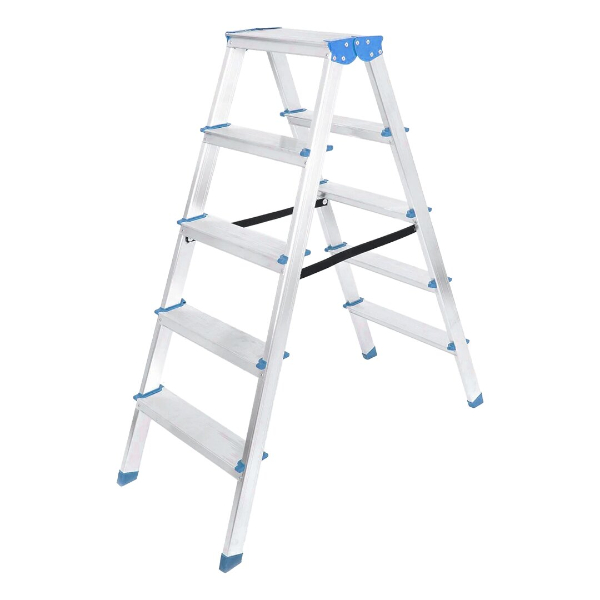 5+5 Çift Basamaklı Alüminyum Metal Merdiven