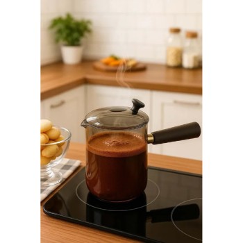 550 ml Akasya Cam Cezve 