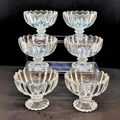 6'lı Kristal Çerezlik Seti 