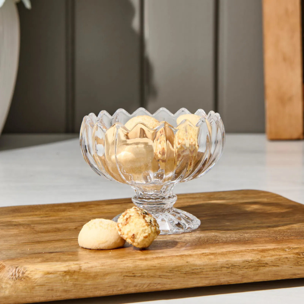 6'lı Kristal Çerezlik Seti 