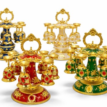 6'lı Lüks Sunum Ve Dekoratif Kadeh Seti