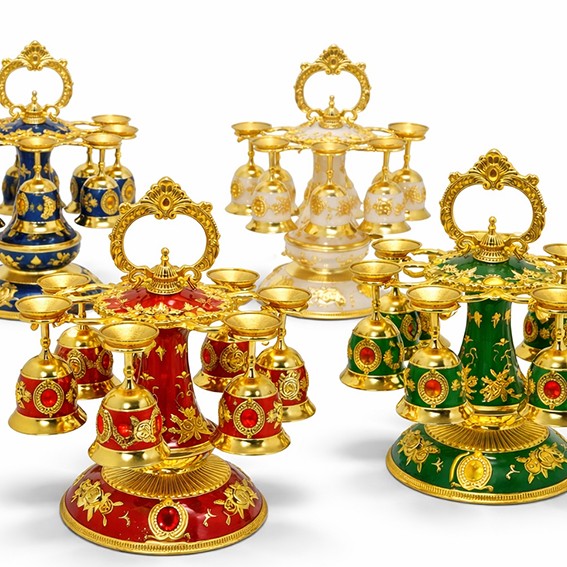 6'lı Lüks Sunum Ve Dekoratif Kadeh Seti