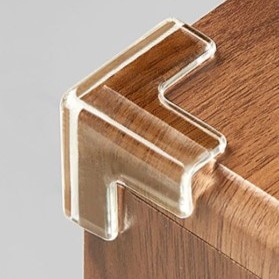 8'li Set Silikon Şeffaf Masa Kenarı Koruma Aparatı