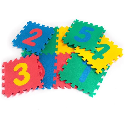 9 Parça Sayılar Puzzle Yer Matı 