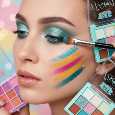 9 Renkli Far Paleti - 3'lü Set